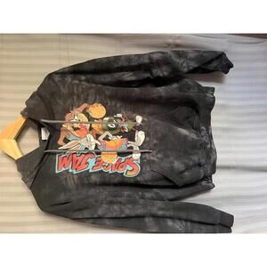 Space Jam A New Legacy Black Tie-Dye Hoodie‎ - Large